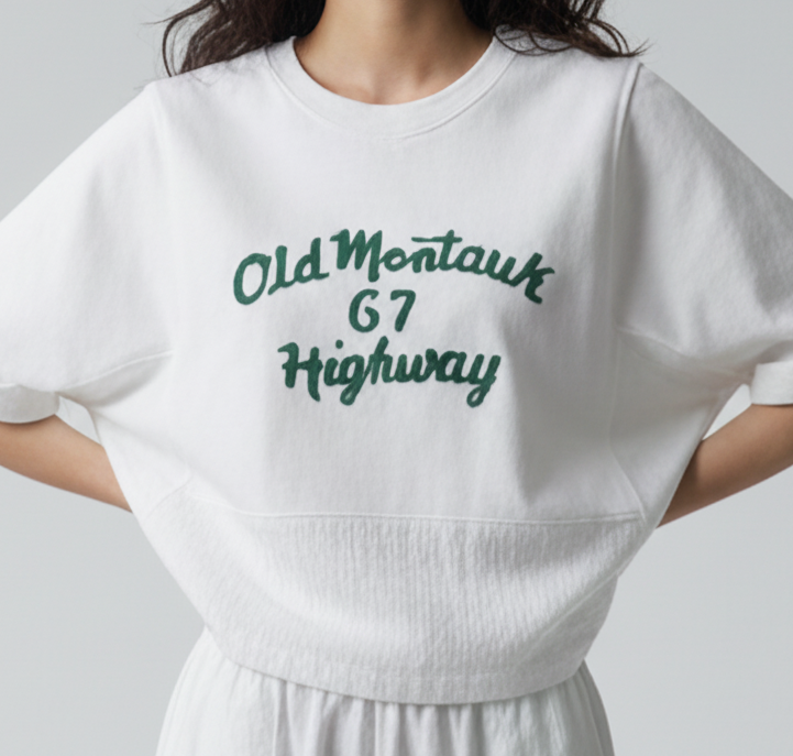 Modern Contrast Loose-Fit Half Sleeve T-Shirts