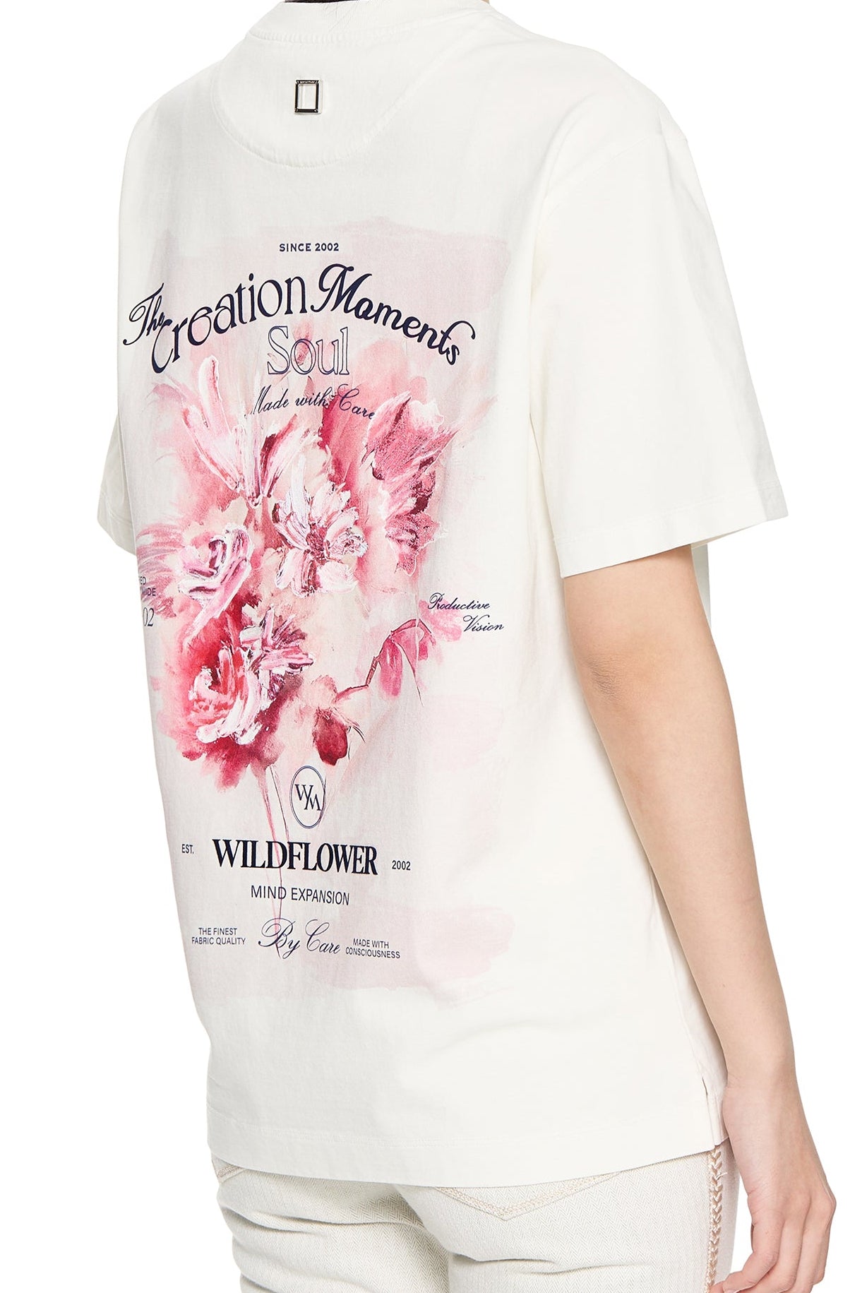 Floral Back Logo T-Shirt