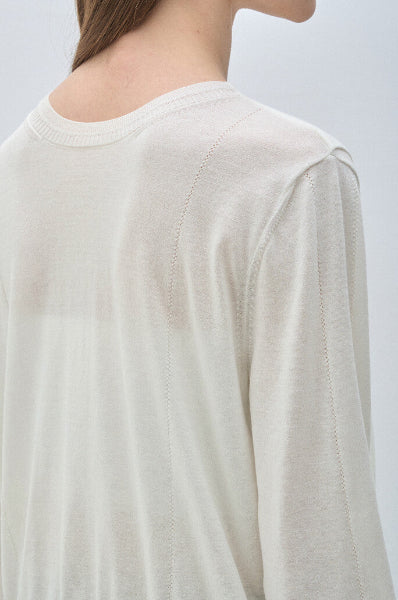 [K-LUX]Two-way strap knit  top