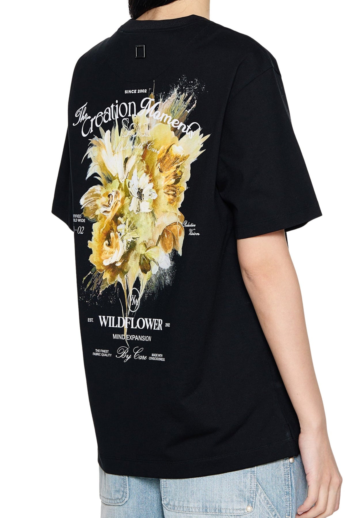 Floral Back Logo T-Shirt