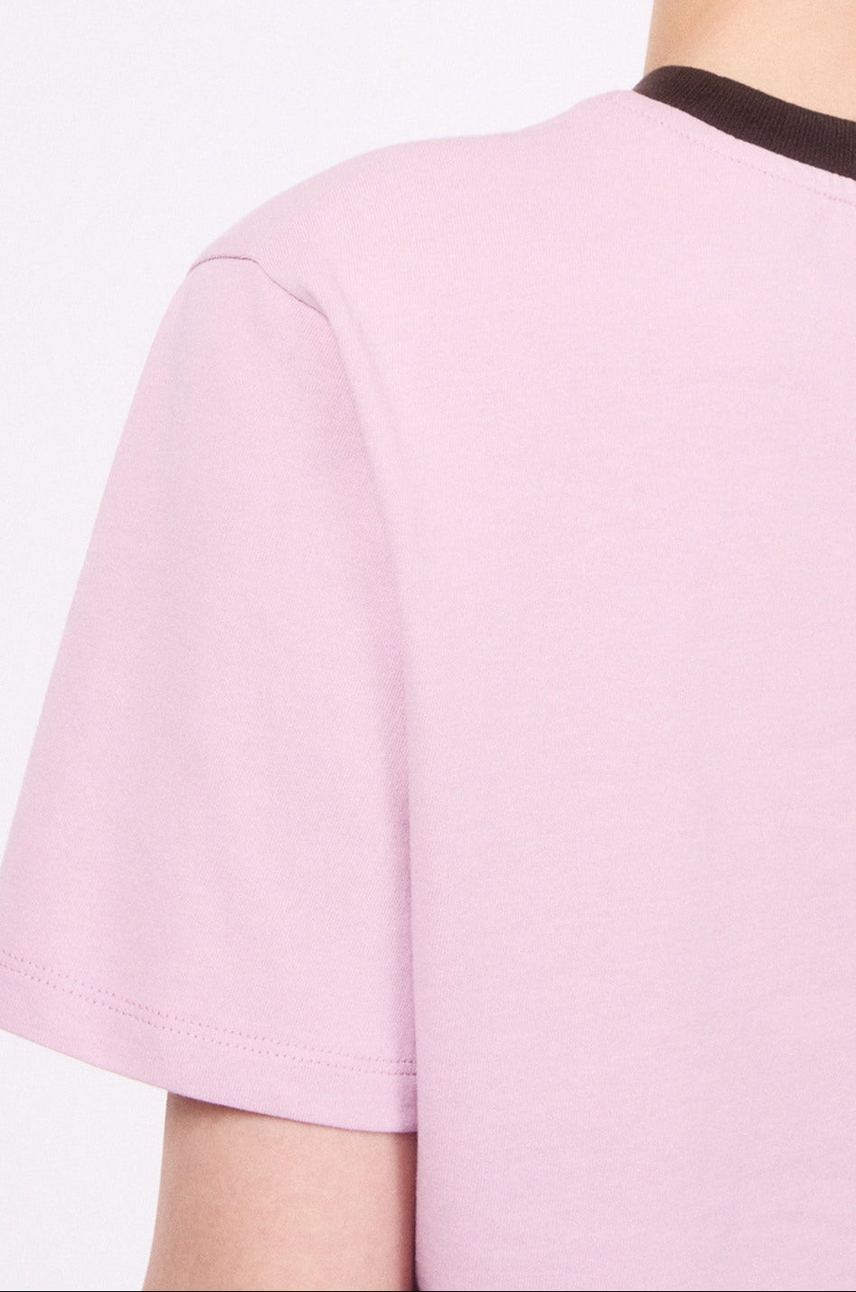 [K-LUX] Beaded Printed Half Sleeve Tee