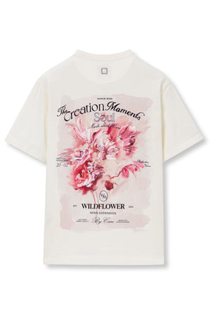 Floral Back Logo T-Shirt