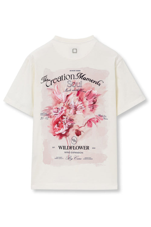 Floral Back Logo T-Shirt