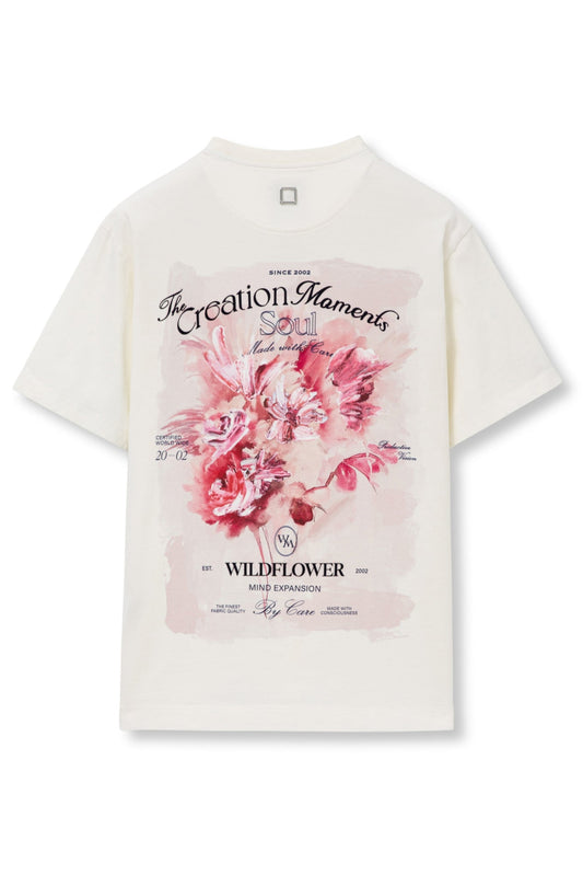 Floral Back Logo T-Shirt
