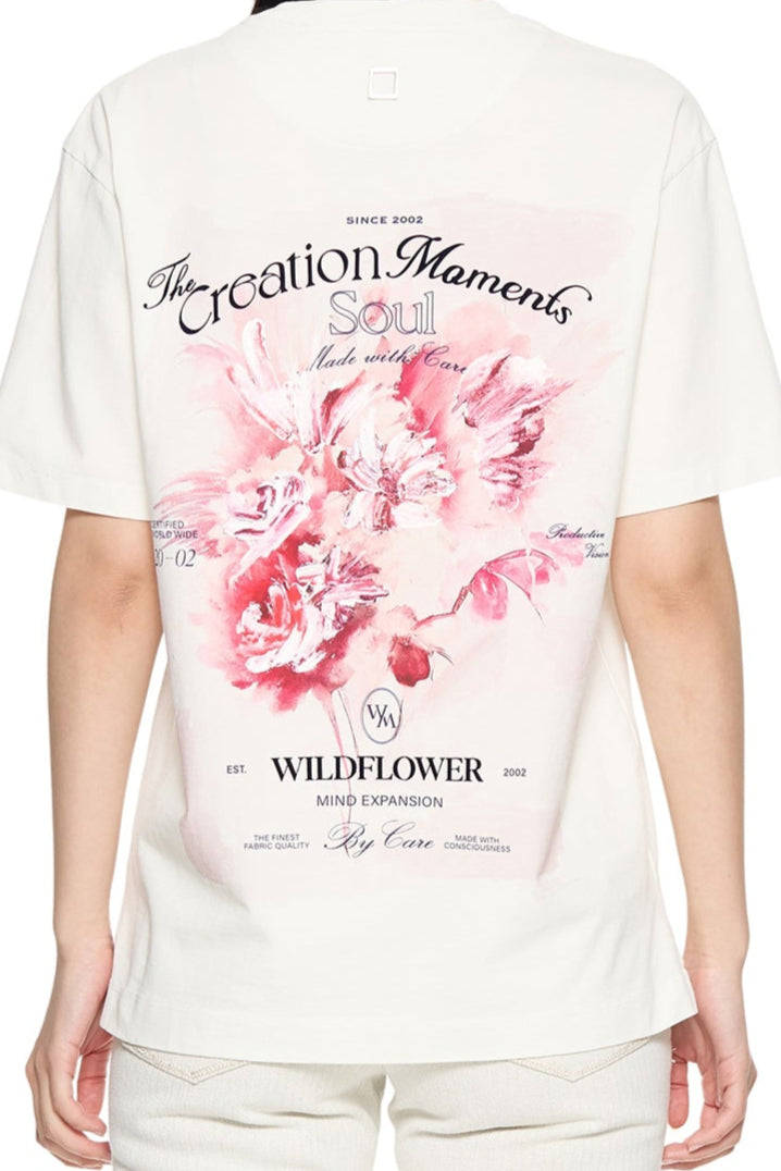 Floral Back Logo T-Shirt