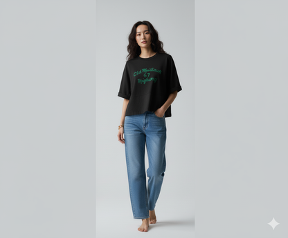 Modern Contrast Loose-Fit Half Sleeve T-Shirts